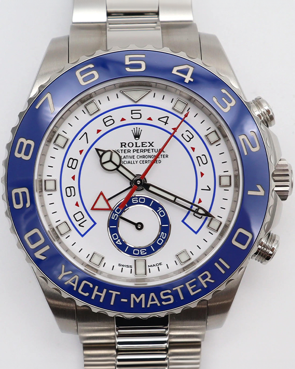 2019 Rolex Yacht-Master II 44MM White Dial Oyster Bracelet (116680)