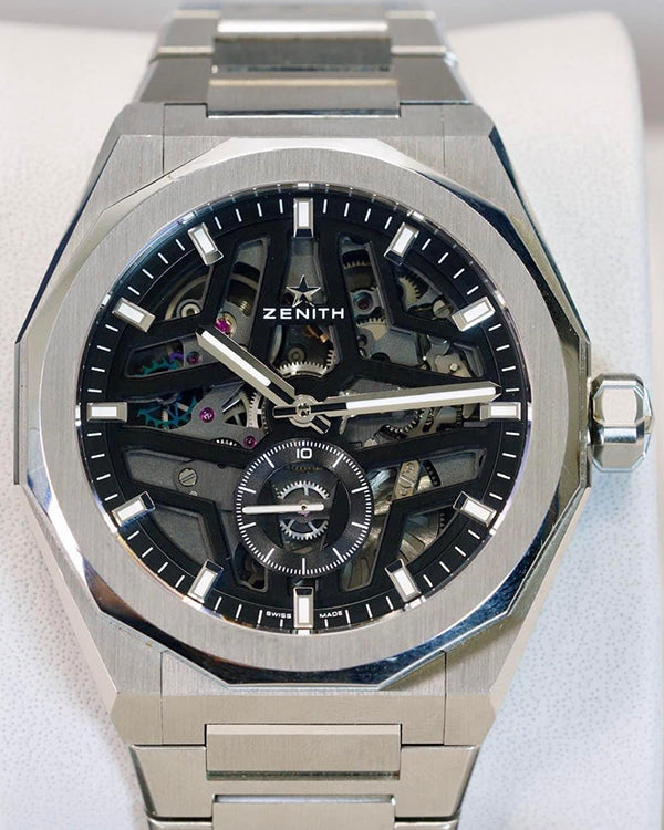 2023 Zenith Defy Skyline 41MM Skeleton Dial Steel Bracelet (03.9300.3620/78.I001)