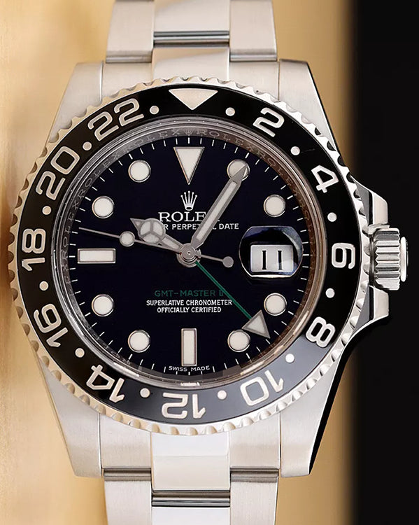2017 Rolex GMT-Master II 40MM Black Dial Oyster Bracelet (116710LN)
