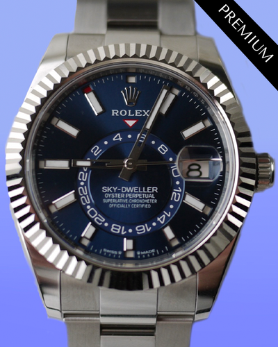 2024 Rolex Sky-Dweller 42MM Blue Dial Oyster Bracelet (336934)