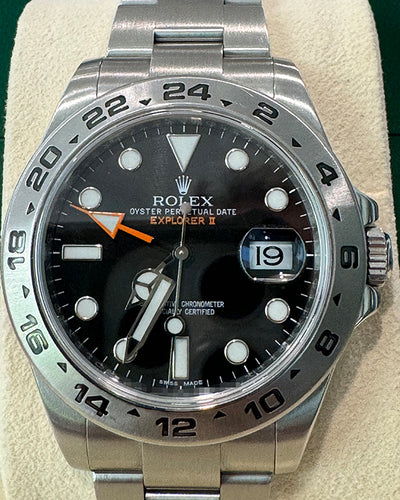 2014 Rolex Explorer II 42MM Black Dial Oyster Bracelet (216570)