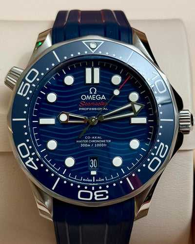 Omega Seamaster Diver 300M 42MM Blue Dial Rubber Strap (210.32.42.20.03.001)