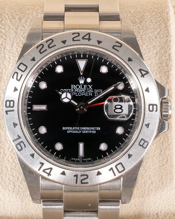 2008 Rolex Explorer II 40MM Black Dial Oyster Bracelet (16570)