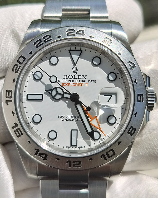 2020 Rolex Explorer II "Polar" 42MM White Dial Oyster Bracelet (216570)