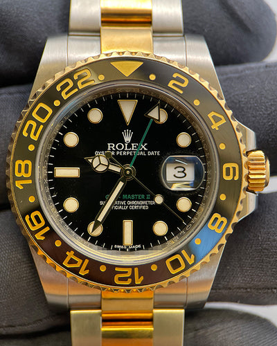 Rolex GMT-Master II 40MM Black Dial Two-Tone Oyster Bracelet (116713LN)