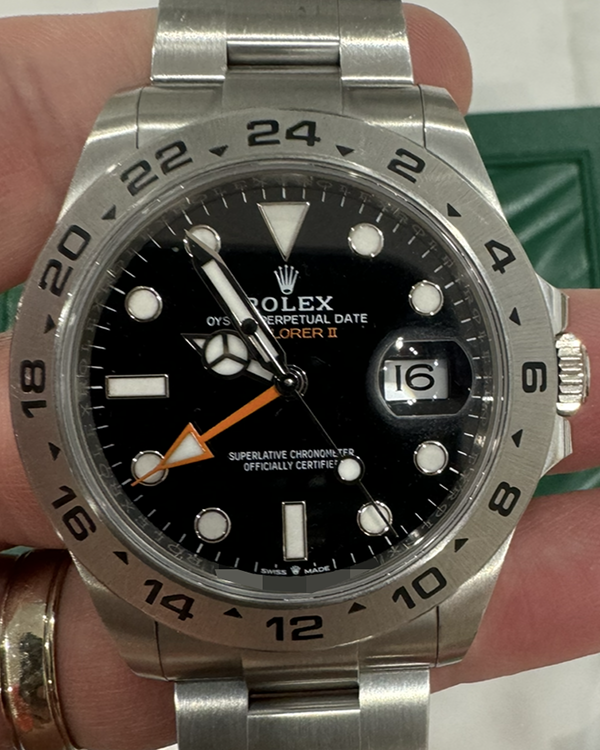 2022 Rolex Explorer II 42MM Black Dial Oyster Bracelet (226570)