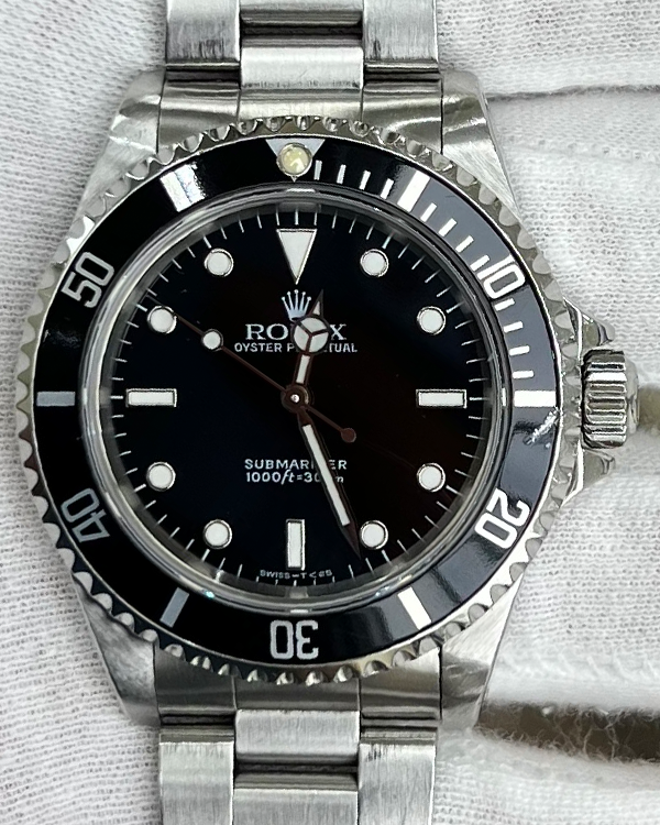 1995 Rolex Submariner No Date 40MM Oyster Bracelet Steel Black Dial (14060)