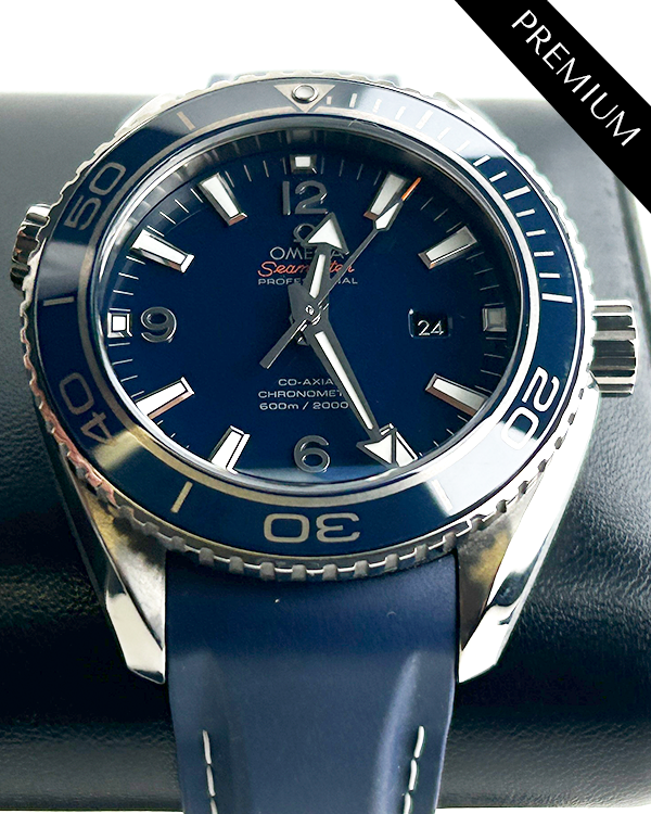 Omega Seamaster Planet Ocean 37.5MM Blue Dial Rubber Strap (232.92.38.20.03.001)