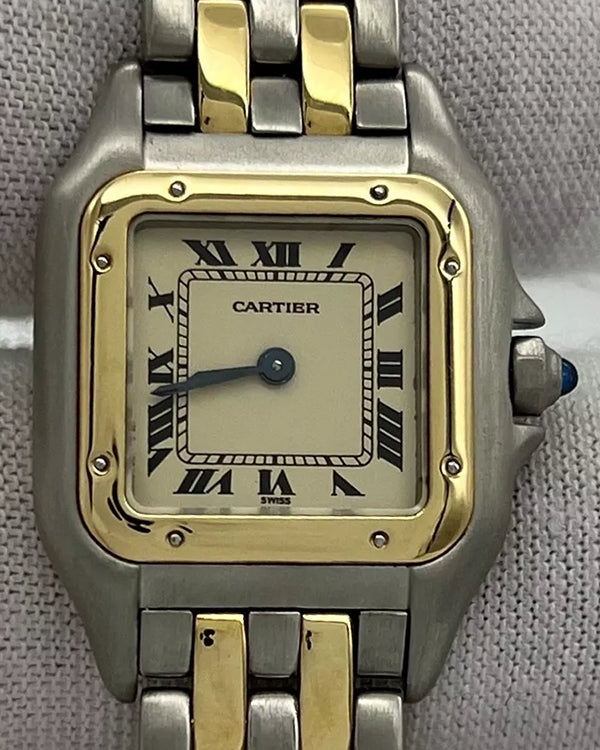 Cartier Panthère de Cartier 22MM Quartz Ivory Dial Two-Tone Bracelet (W25029B6)