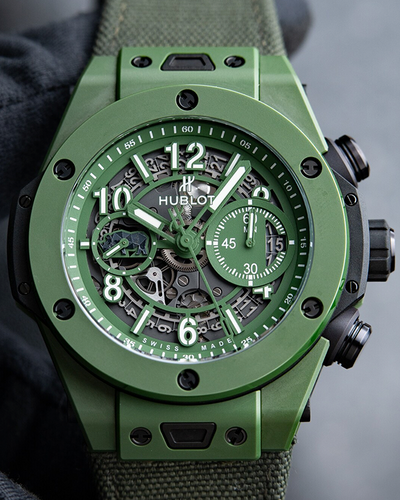 2021 Hublot Big Bang Unico L.E. 45MM Skeleton Dial Textile Strap (411.GX.5220.NR.SOA21)