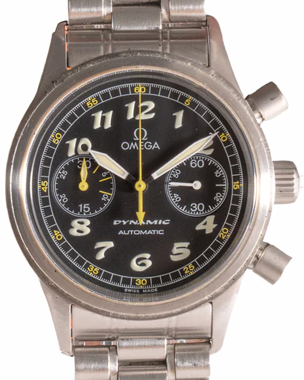 Omega Dynamic III Chronograph 38MM Black Dial Steel Bracelet (5240.50.00)