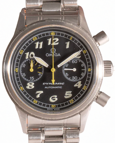 Omega Dynamic III Chronograph 38MM Black Dial Steel Bracelet (5240.50.00)