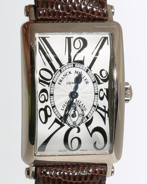 2006 Franck Muller Long Island 26MM Silver Dial Leather Strap (950S6)