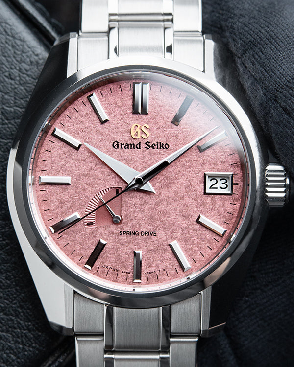 2024 Grand Seiko Heritage Collection L.E. 40MM "Kirazuri" Pink Dial Steel Bracelet (SBGA509G)