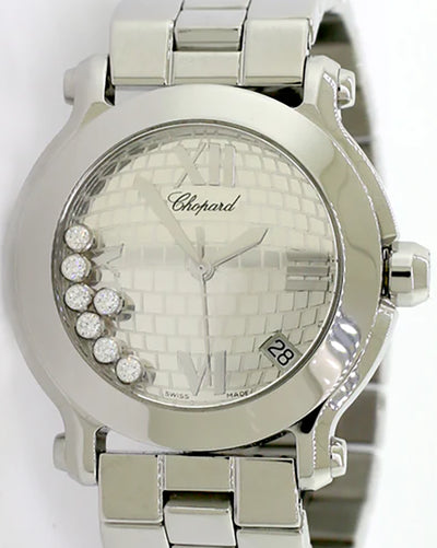 Chopard Happy Sport Limited Edition 35MM Quartz Silver Dial Steel Bracelet (8475)