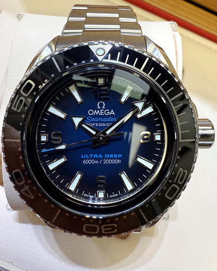 Omega Seamaster Planet Ocean 6000M "Ultra Deep" 45.5MM Blue Dial Steel Bracelet (215.30.46.21.03.001)