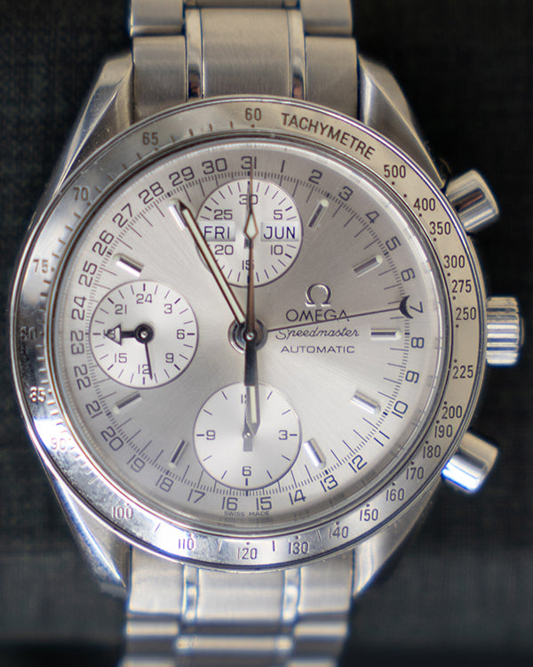 Omega Speedmaster Day-Date 39MM Silver Dial Steel Bracelet (3523.30.00)