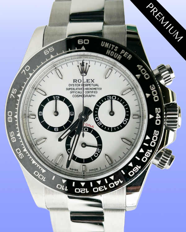 2024 Rolex Cosmograph Daytona "Panda" 40MM White Dial Oyster Bracelet (126500LN)