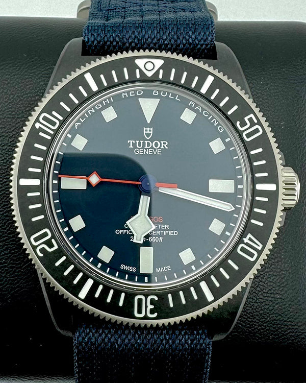 No Reserve - 2024 Tudor Pelagos FXD 42MM Blue Dial Textile Strap (25707KN)