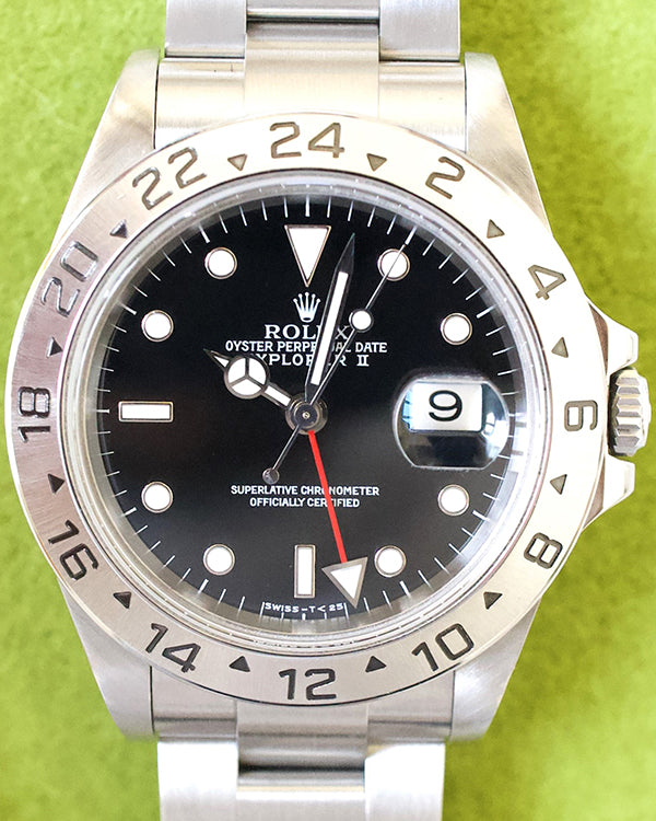 1995 Rolex Explorer II 40MM Black Dial Oyster Bracelet (16570)