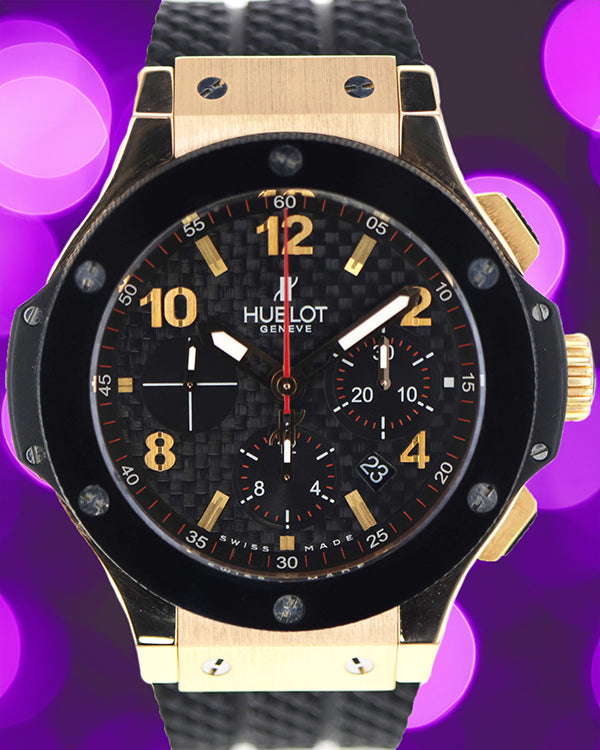 Hublot Big Bang 44MM Black Dial Rubber Strap (301.PB.131.RX)