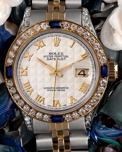 Rolex Lady-Datejust 26MM White Dial Two-Tone Jubilee Bracelet (69173)