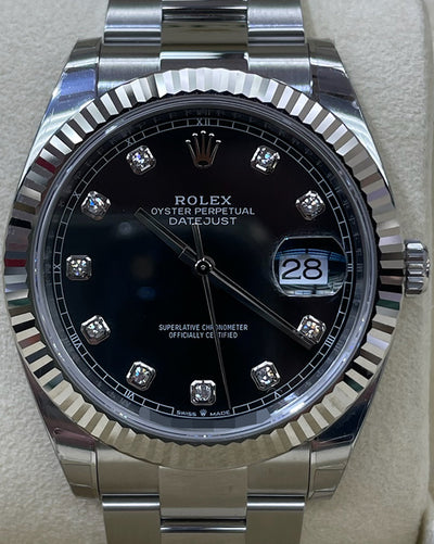 Rolex Datejust 41MM Black Dial Oyster Bracelet (126334)