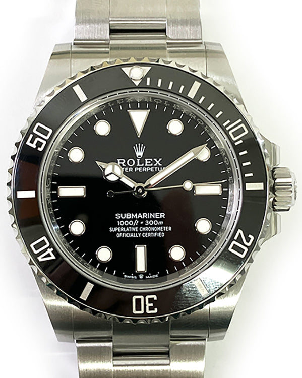 2023 Rolex Submariner No-Date 41MM Black Dial Oyster Bracelet (124060)