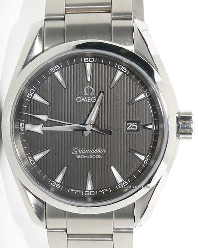 Omega Seamaster Aqua Terra 38.5MM Quartz Grey Dial Steel Bracelet (231.10.39.61.06.001)