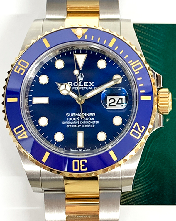 2023 Rolex Submariner Date "Bluesy" 41MM Blue Dial Two-Tone Oyster Bracelet (126613LB)