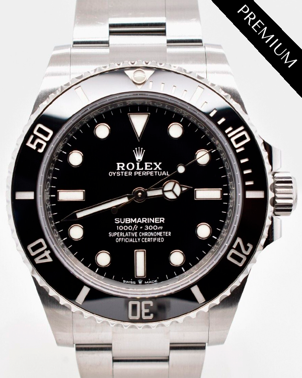 2022 Rolex Submariner No Date 41MM Black Dial Oyster Bracelet (124060)