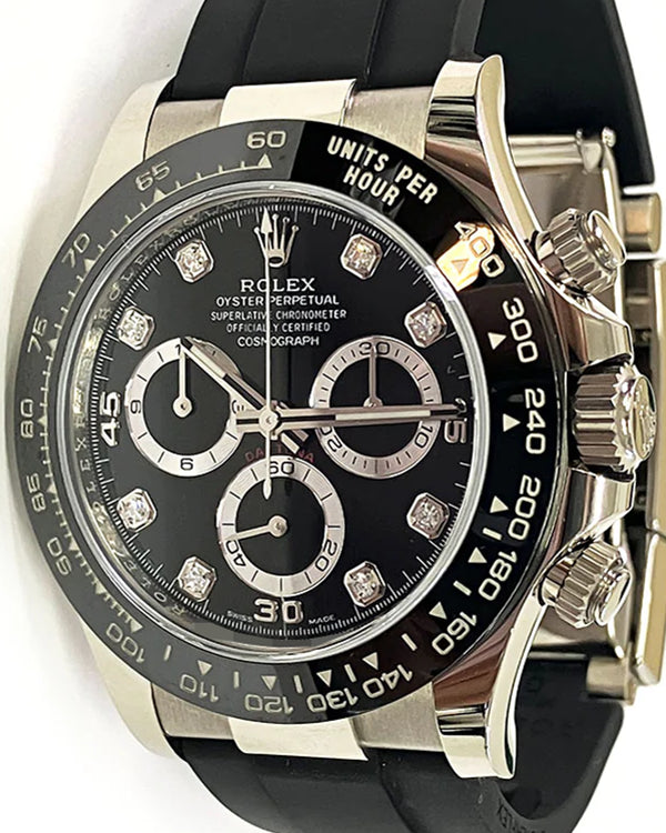 2023 Rolex Cosmograph Daytona 40MM Black Dial Oysterflex Strap (116519LN)