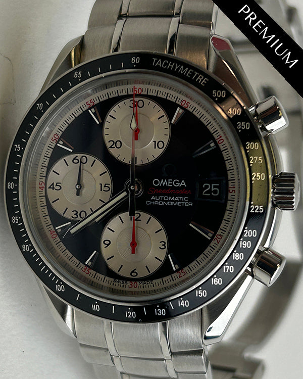 2007 Omega Speedmaster Date 40MM Black Dial Steel Bracelet (3210.51.00)