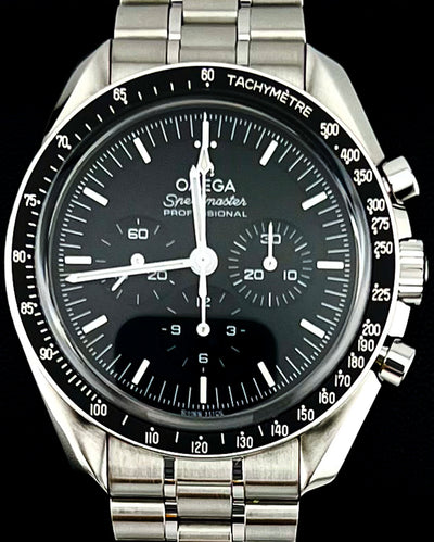 2022 Omega Speedmaster Professional Moonwatch 42MM Black Dial Steel Bracelet (310.30.42.50.01.002)