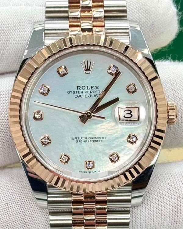 2022 Rolex Datejust 41MM Mother of Pearl Dial Two-Tone Jubilee Bracelet (126331)