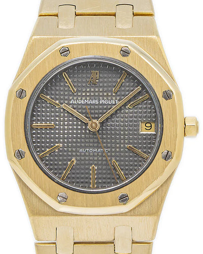 Audemars Piguet Royal Oak 34MM Grey Dial Yellow Gold Bracelet (14486BA)