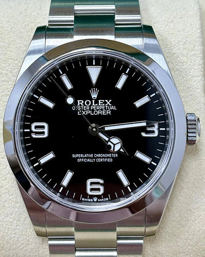 Rolex Explorer 40MM Black Dial Oyster Bracelet (224270)