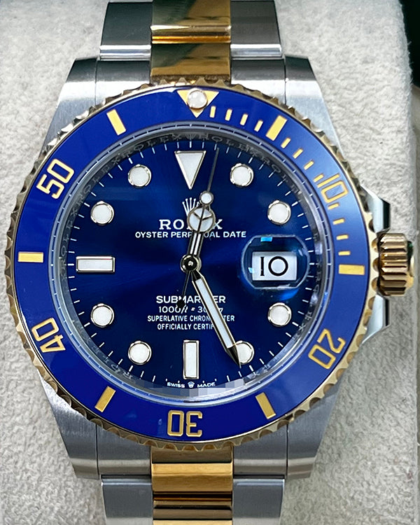 2022 Rolex Submariner Date "Bluesy" 41MM Blue Dial Two-Tone Oyster Bracelet  (126613LB)