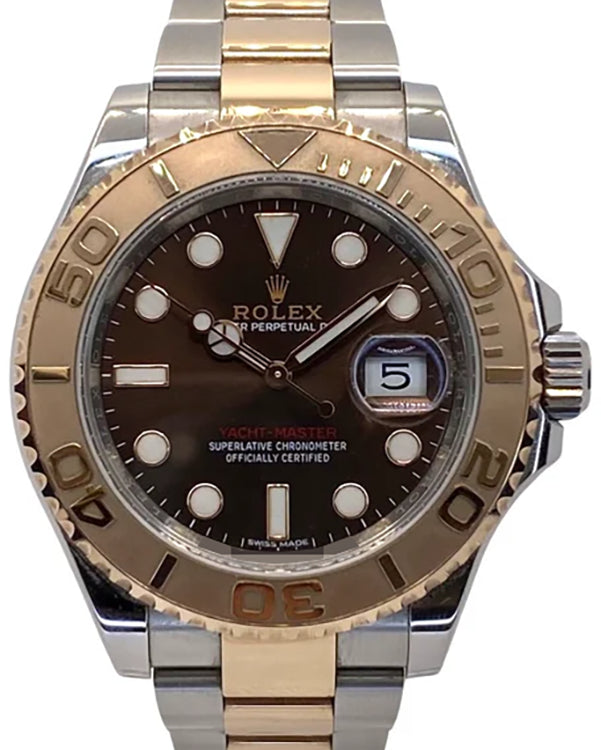 2016 Rolex Yacht-Master 40MM Chocolate Dial Two-Tone Steel/Rose Gold Bracelet (116621)