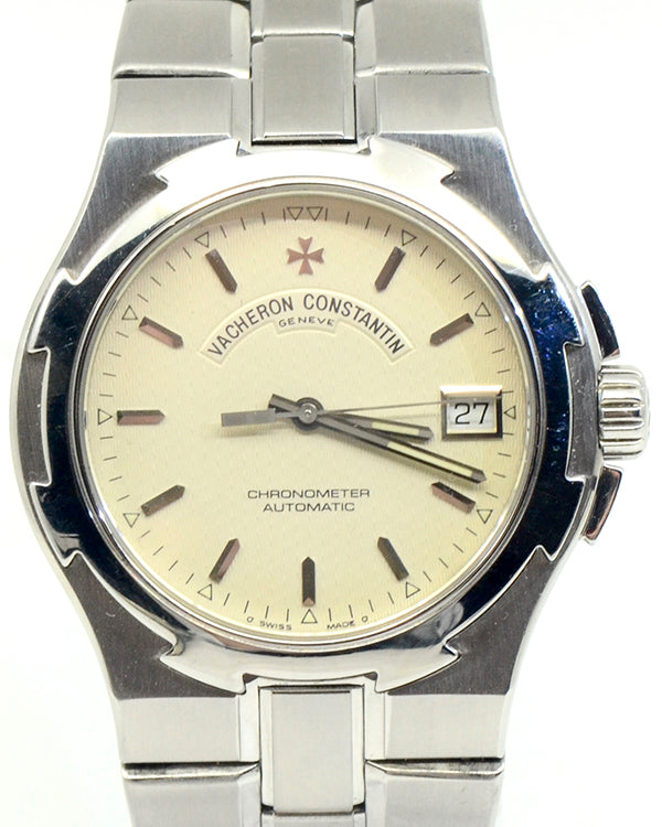 Vacheron Constantin Overseas 37MM White Dial Steel Bracelet (72040/1)