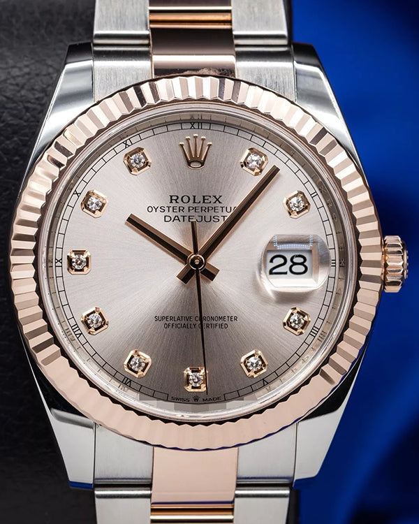 2021 Rolex Datejust 41MM Sundust Dial Two-Tone Oyster Bracelet (126331)