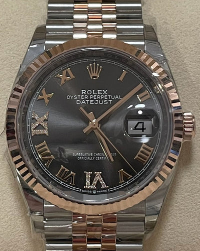 Rolex Datejust 36MM Grey Dial Two-Tone Jubilee Bracelet (126231)