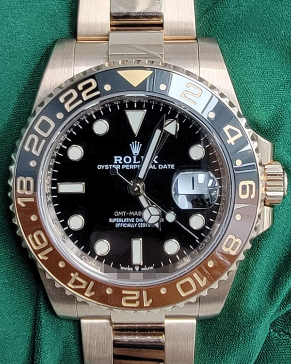 2023 Rolex GMT-Master II "Root Beer" 40MM Black Dial Oyster Bracelet (126715CHNR)