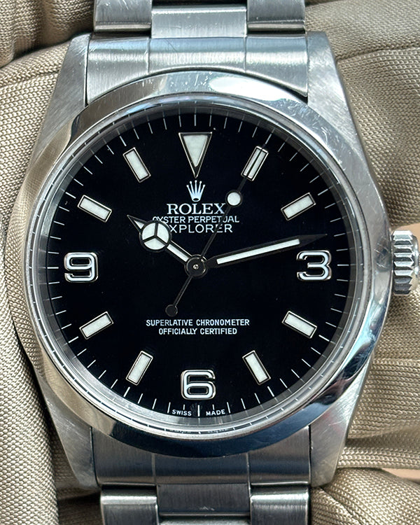 Rolex Explorer 36MM Black Dial Oyster Bracelet (14270)