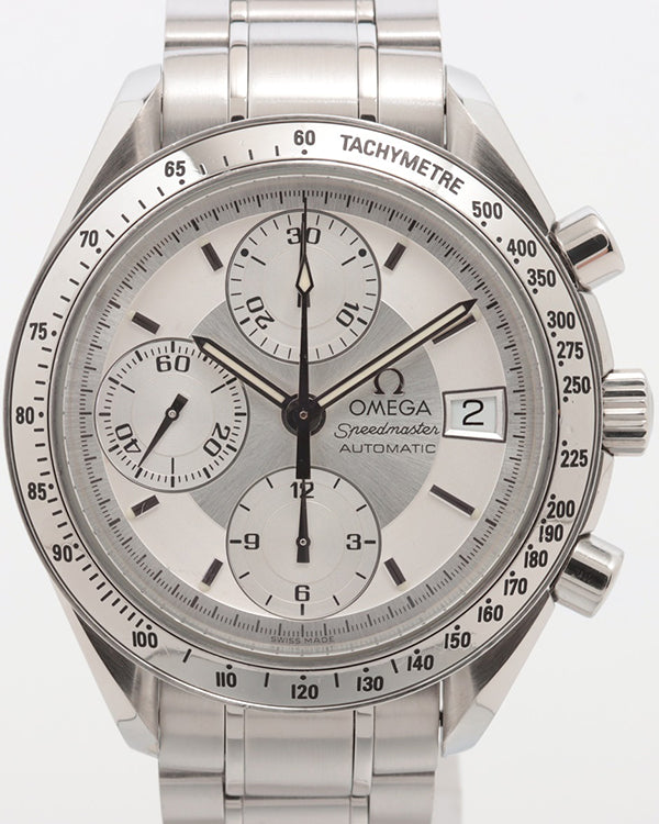 Omega Speedmaster Date 39MM Silver Dial Steel Bracelet (3513.30.00)