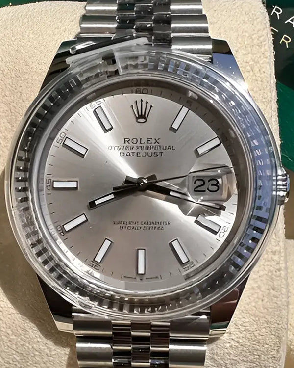 2022 Rolex Datejust 41MM Silver Dial Jubilee Bracelet (126334-0004)