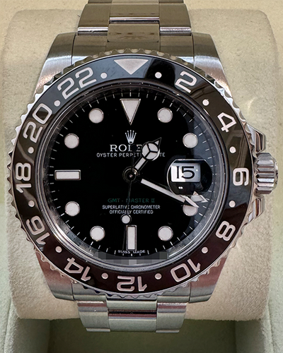 2012 Rolex GMT-Master II 40MM Black Dial Oyster Bracelet (116710)