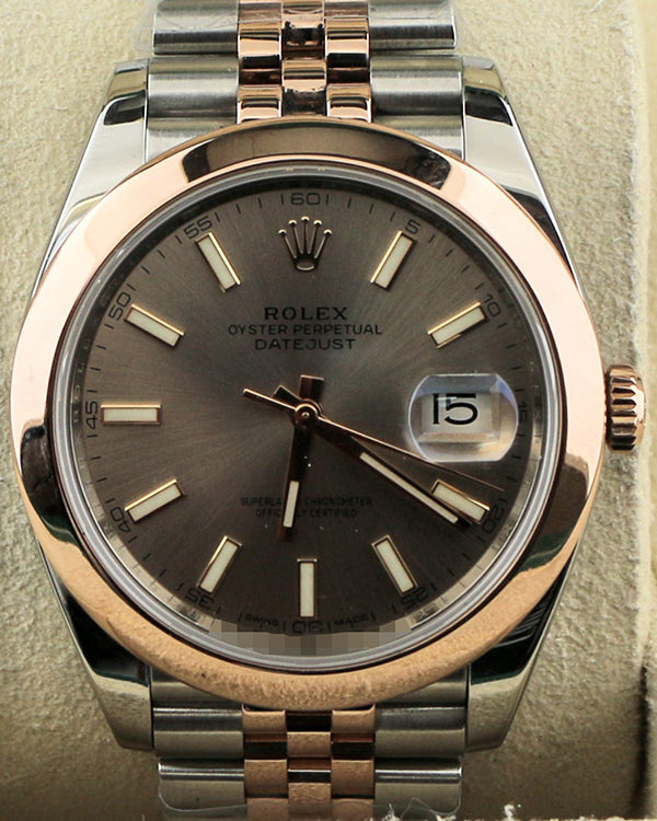 Rolex Datejust 41MM Grey Dial Two-Tone Jubilee Bracelet (126301)