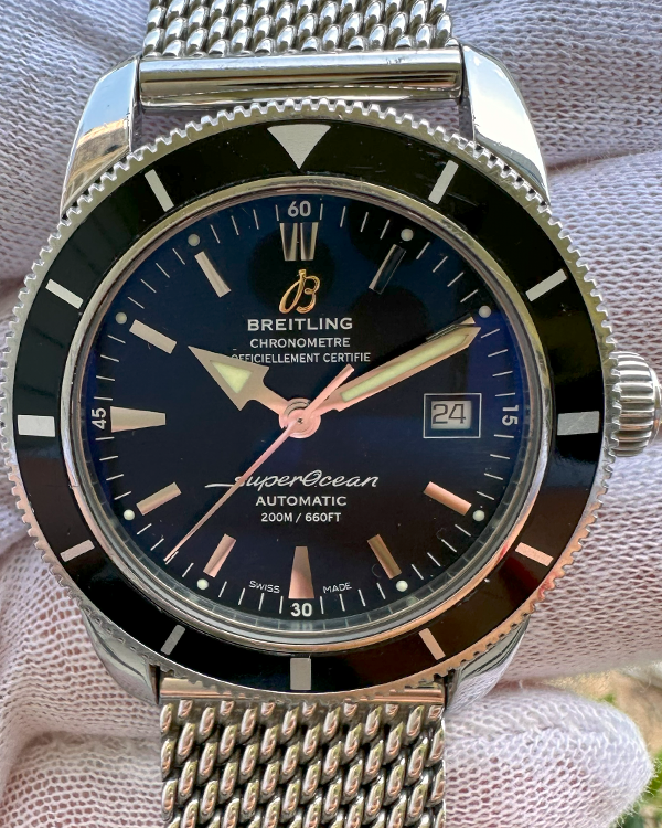 2017 Breitling Superocean Heritage 42 Steel Black Dial (A1732124/BA61)