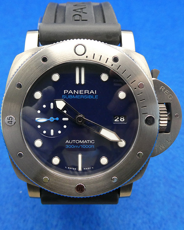 2024 Panerai Submersible BMG-Tech 47MM Blue Dial Rubber Strap (PAM02692)